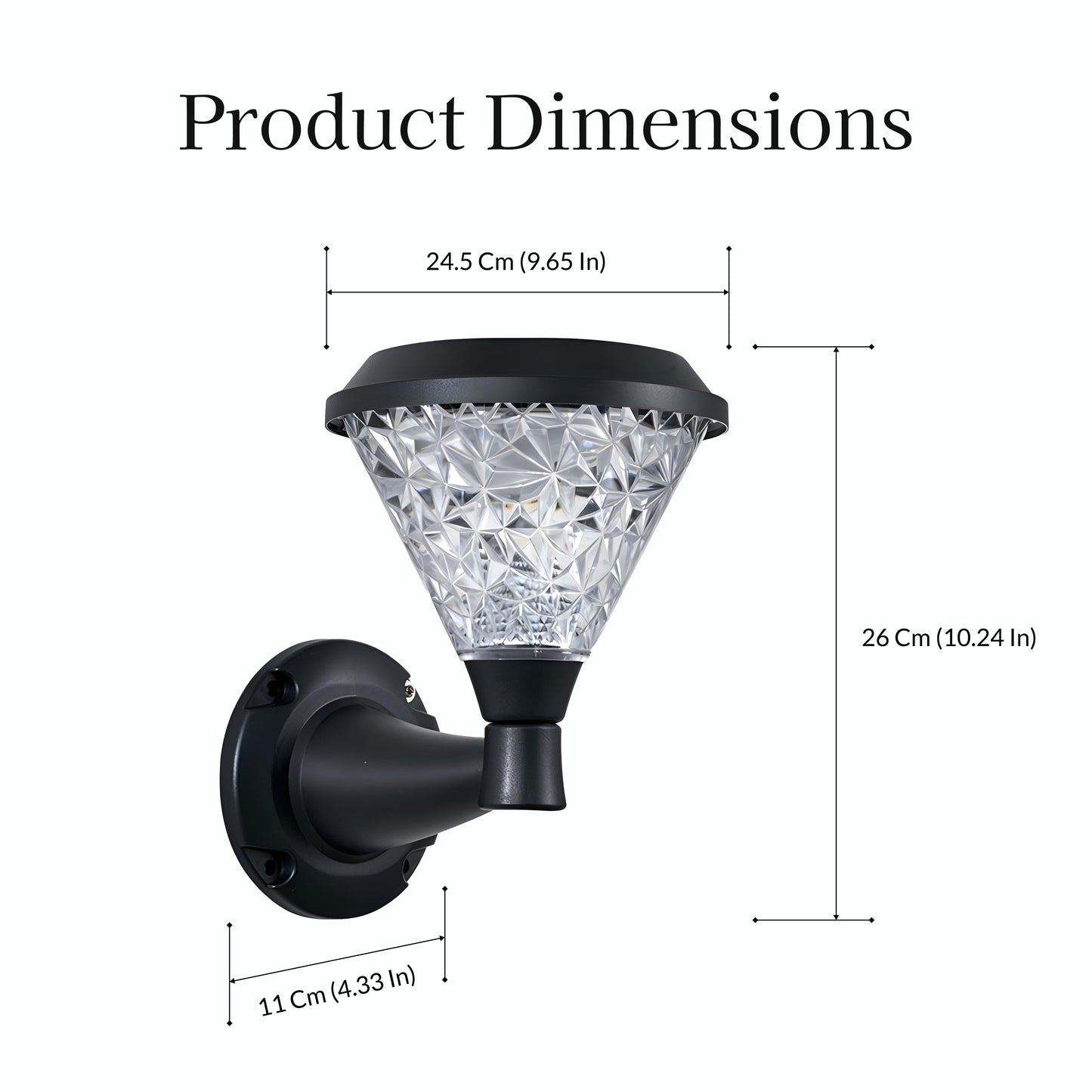 Facet Remote Control RGB Outdoor Wall Light