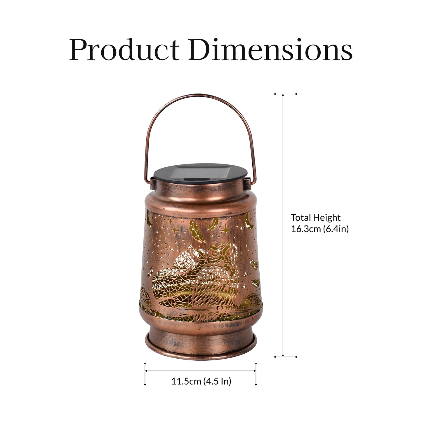 Ornate Solar Powered Lantern