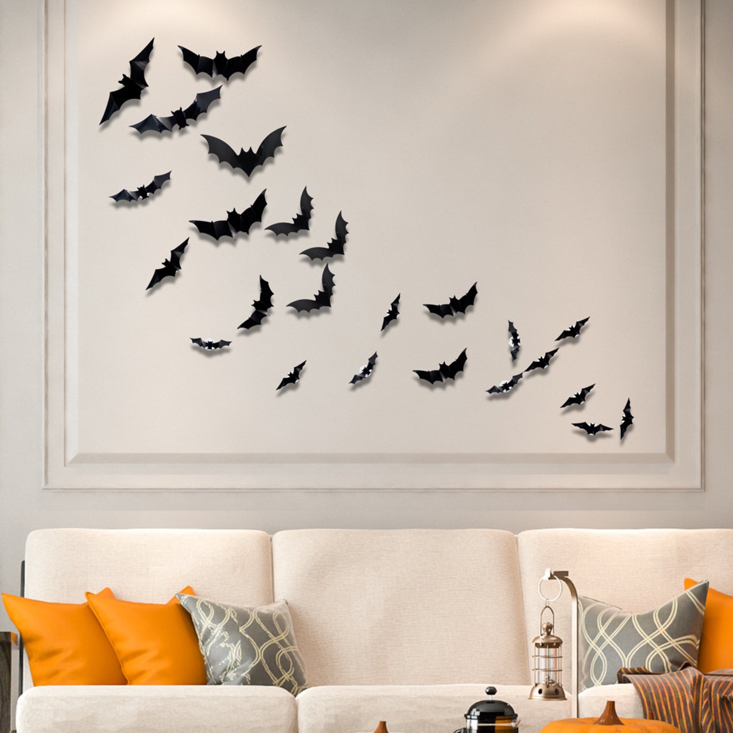 3D LED Bat Wall Lights - 24 Pack
