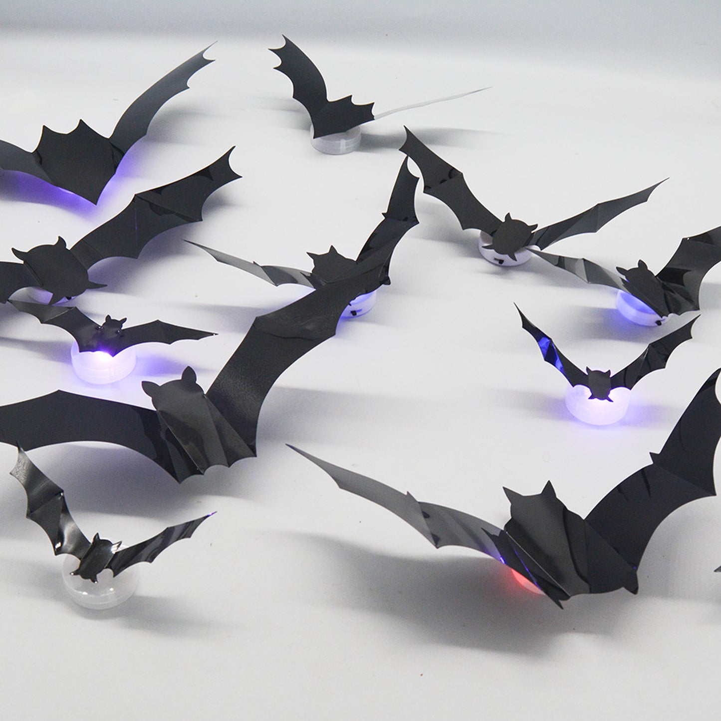 3D LED Bat Wall Lights - 24 Pack