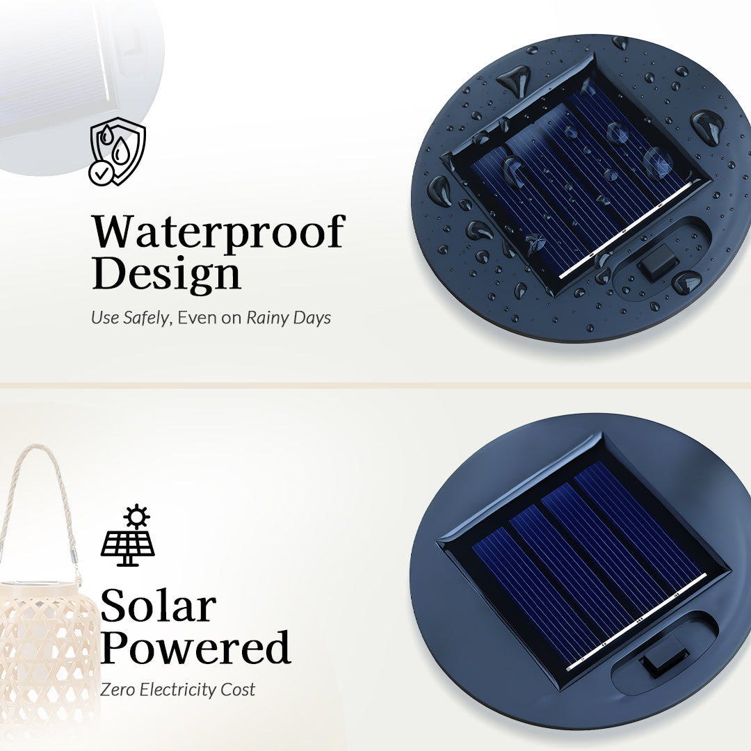Woven Solar Powered Lantern