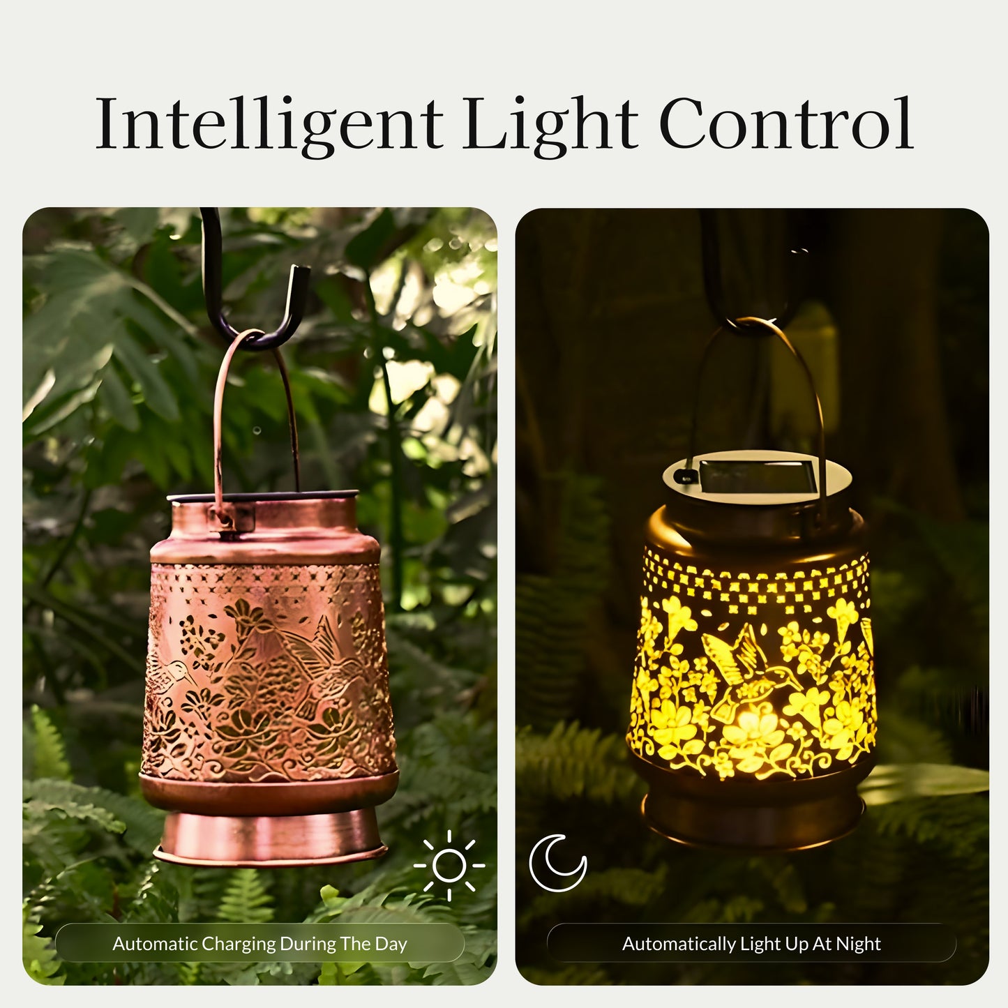 Ornate Solar Powered Lantern