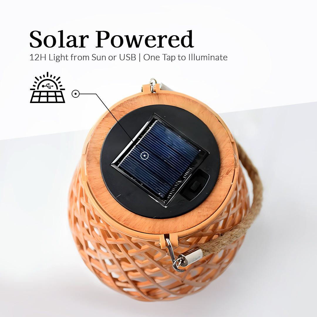 Woven Solar Charging Solar Lantern
