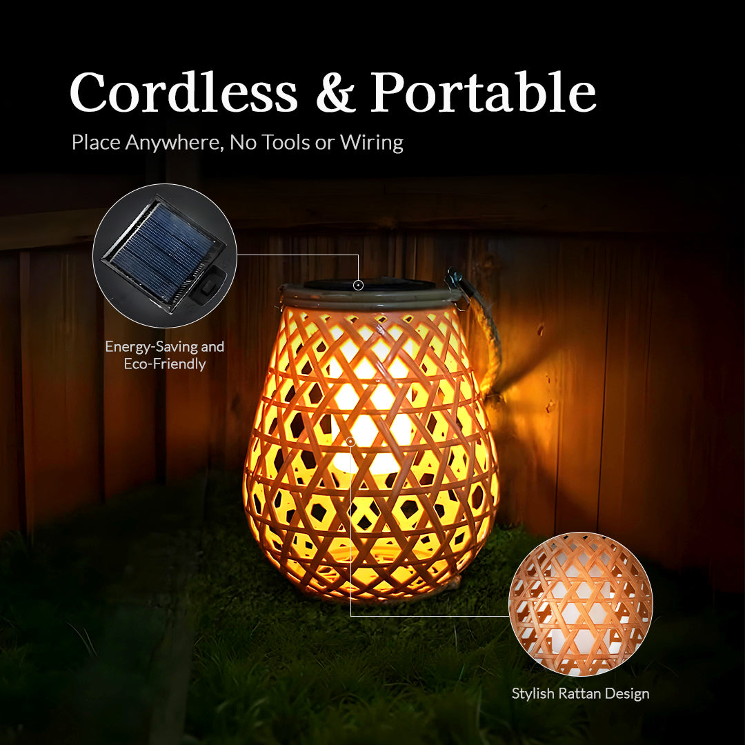 Woven Solar Charging Solar Lantern