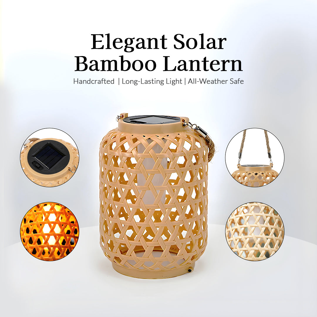 Woven Solar Powered Lantern