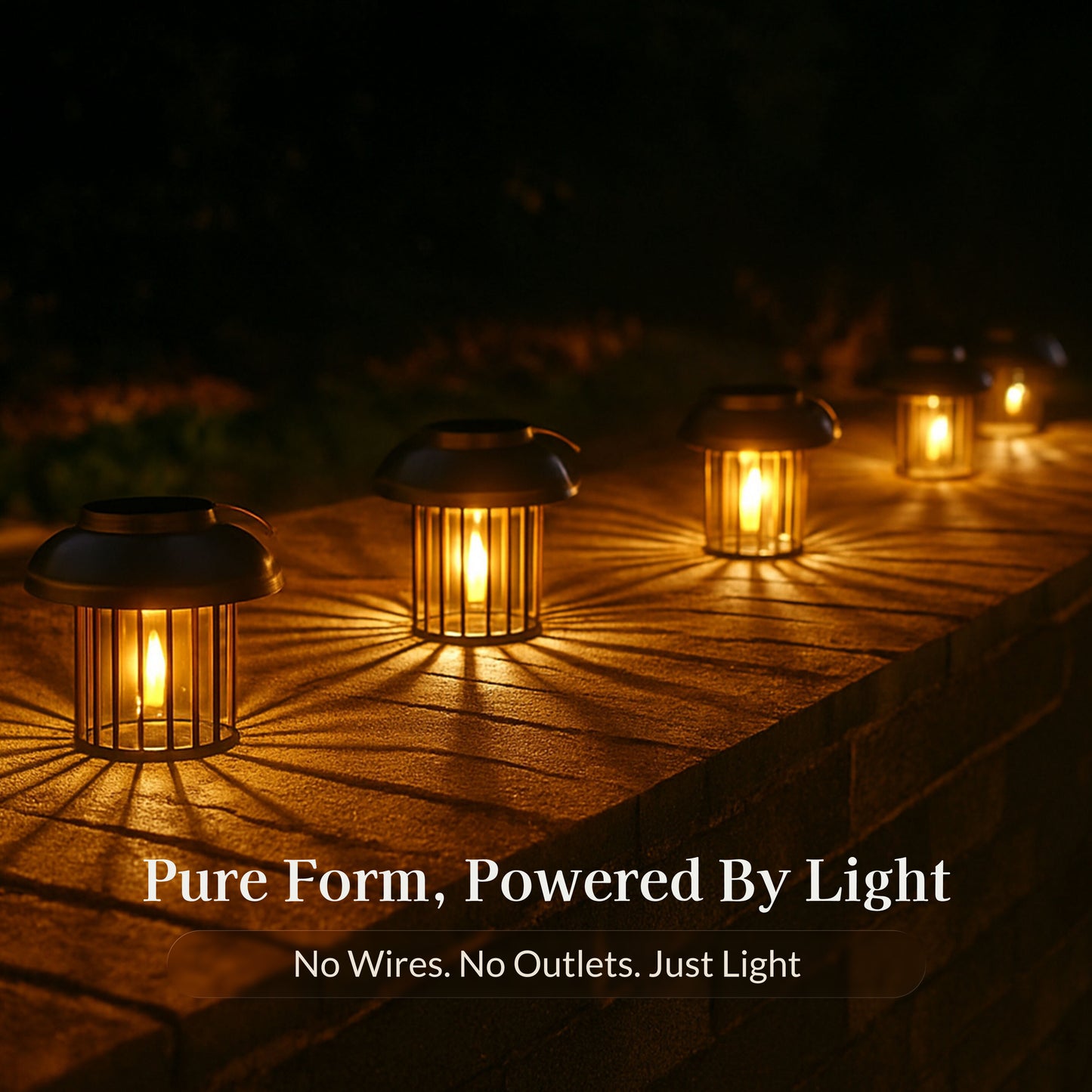 Radiant Cage Solar Powered Lantern