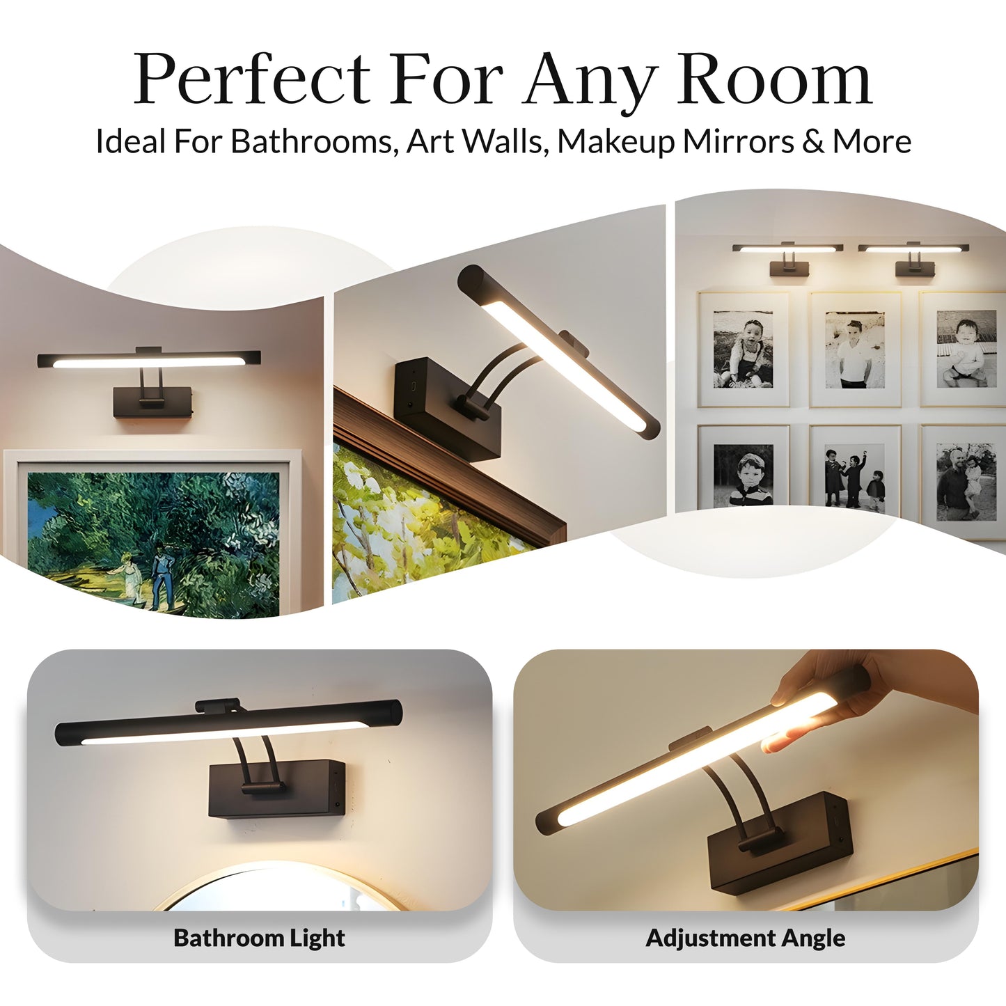 Sleek Wireless Charging Picture Light