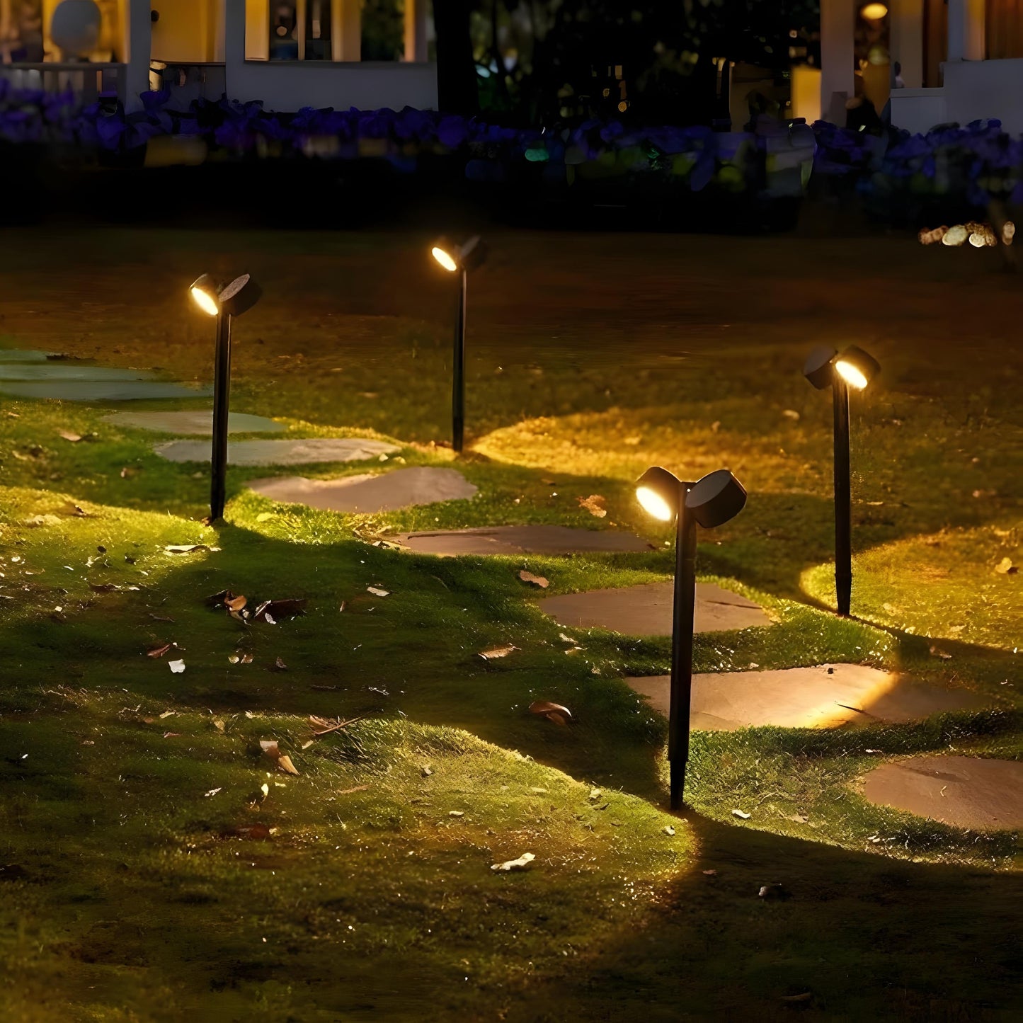DualBeam Solar Powered Landscape Spotlight
