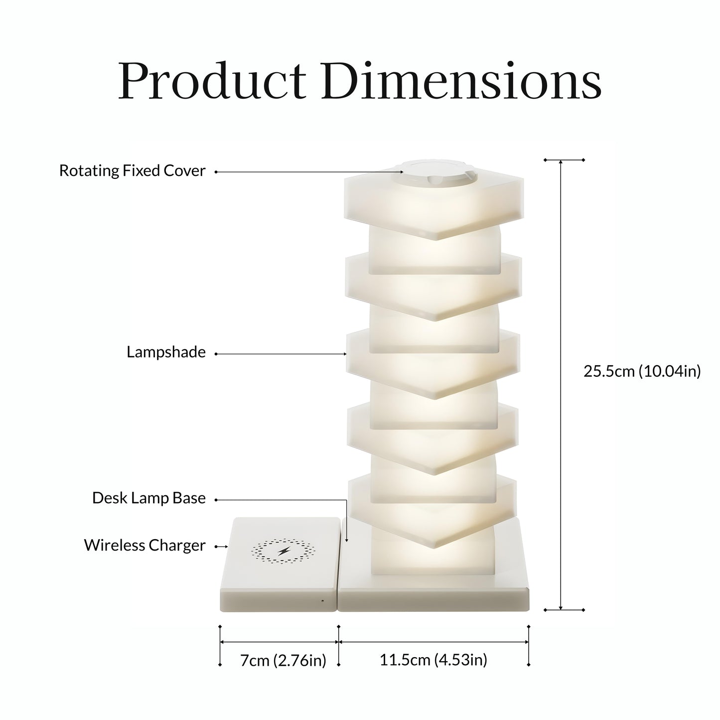 TwistStack RGB Lighting Table Lamp