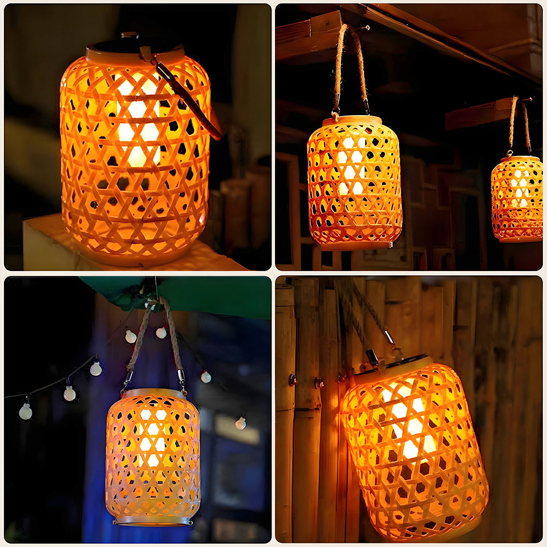 Woven Solar Powered Lantern