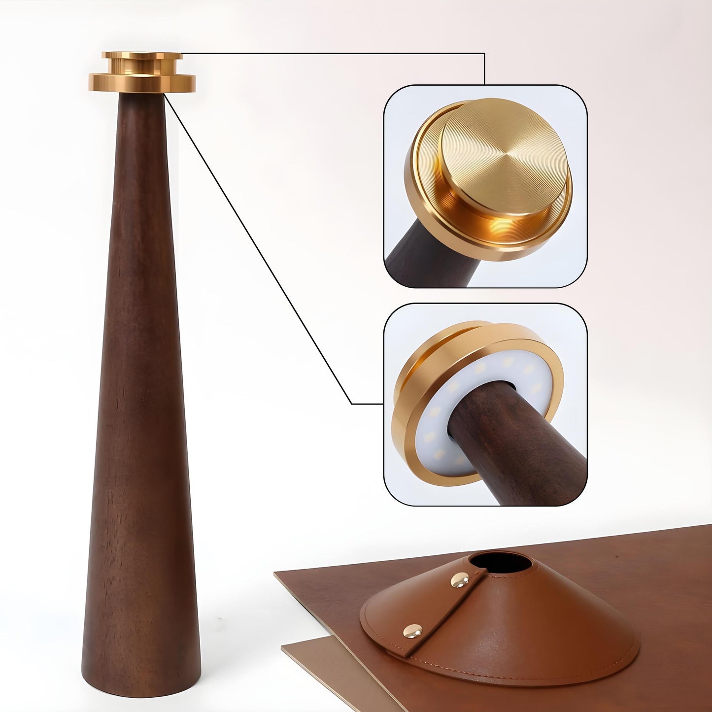 Coneform Wireless Charging Table Lamp