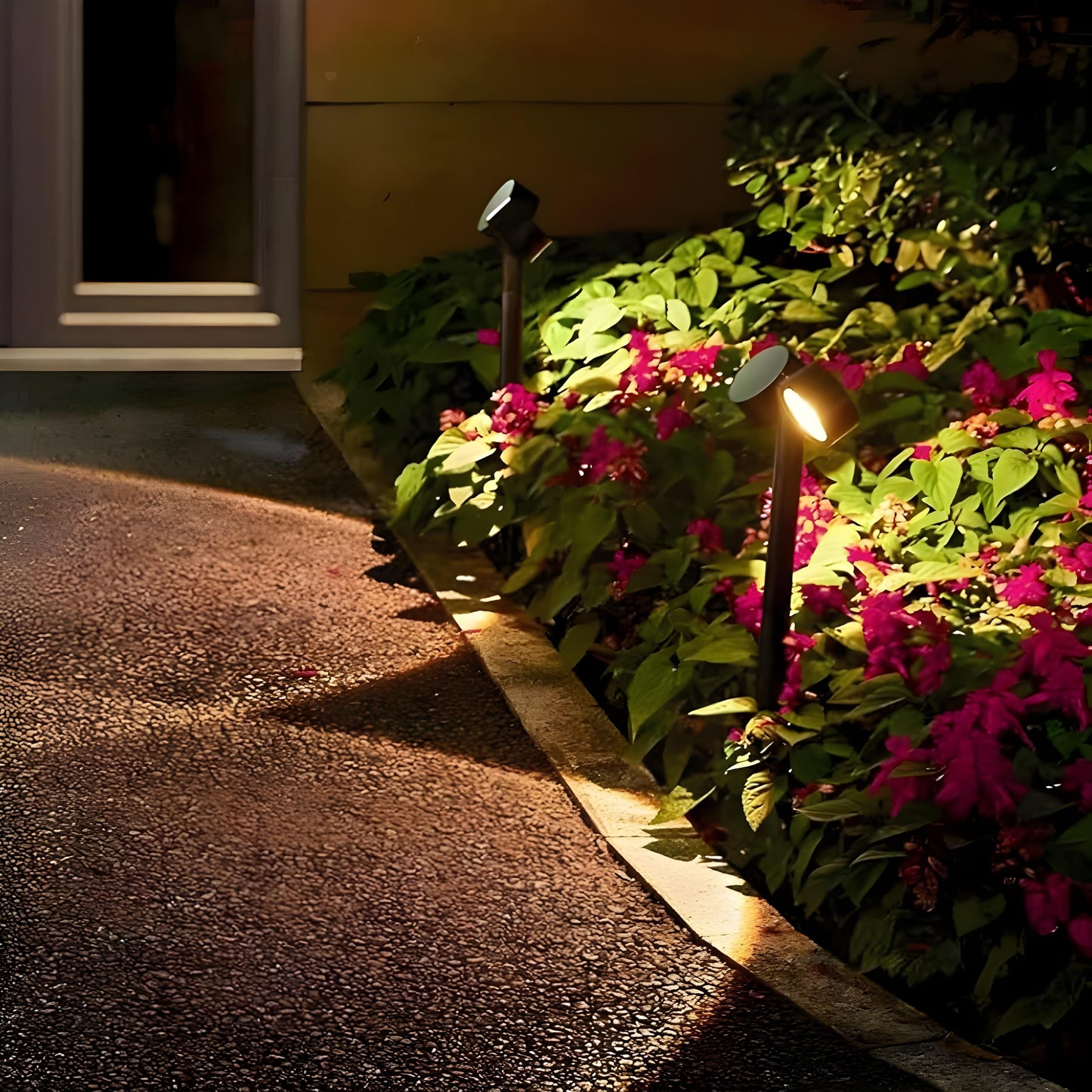 DualBeam Solar Powered Landscape Spotlight