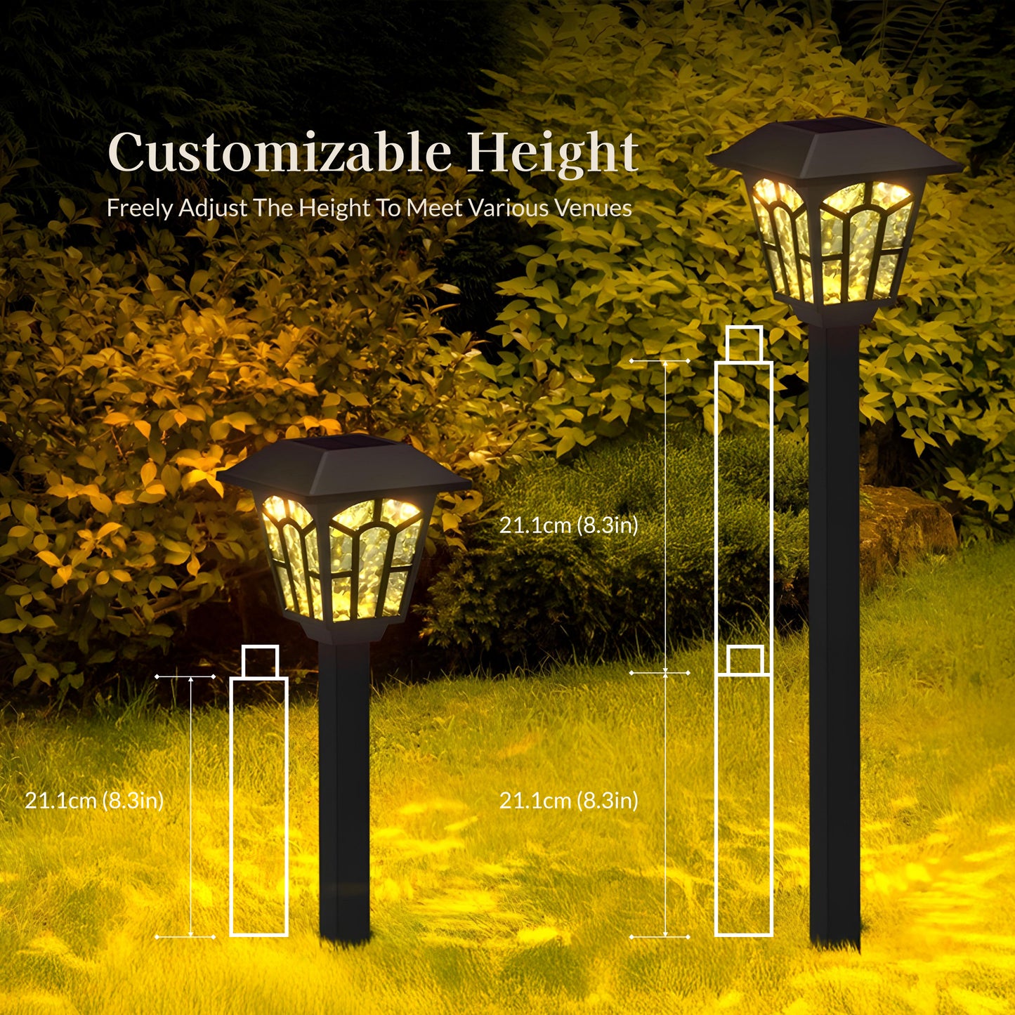 Lanternline Solar Powered Path Light