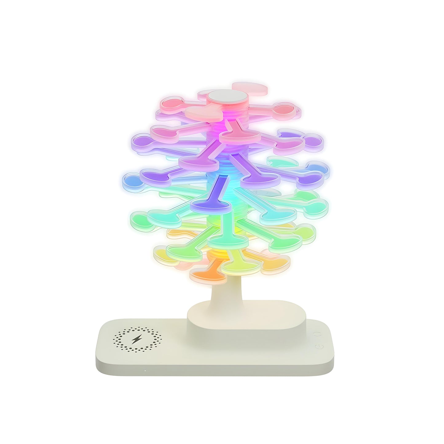 Geometric Wireless Charging Table Lamp