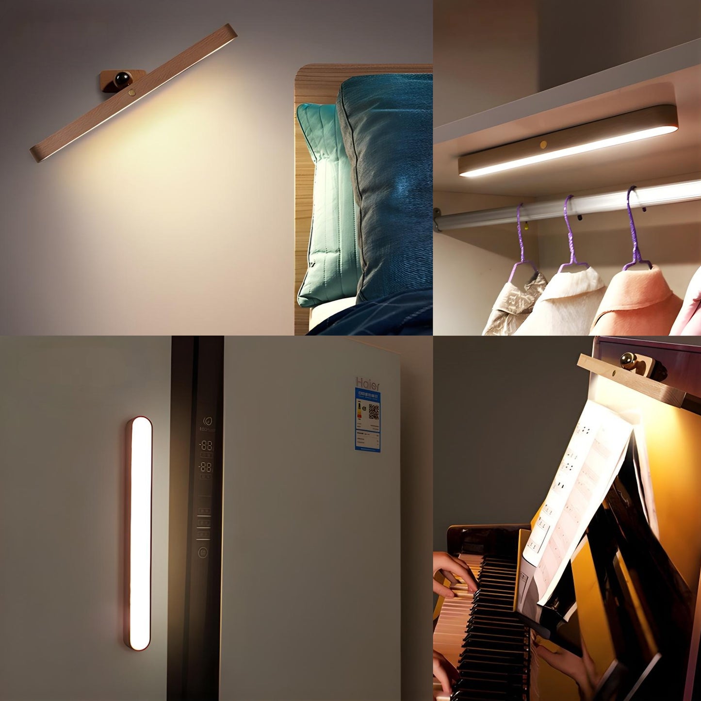 Brushed Touch Control Battery Operated Wall Sconce