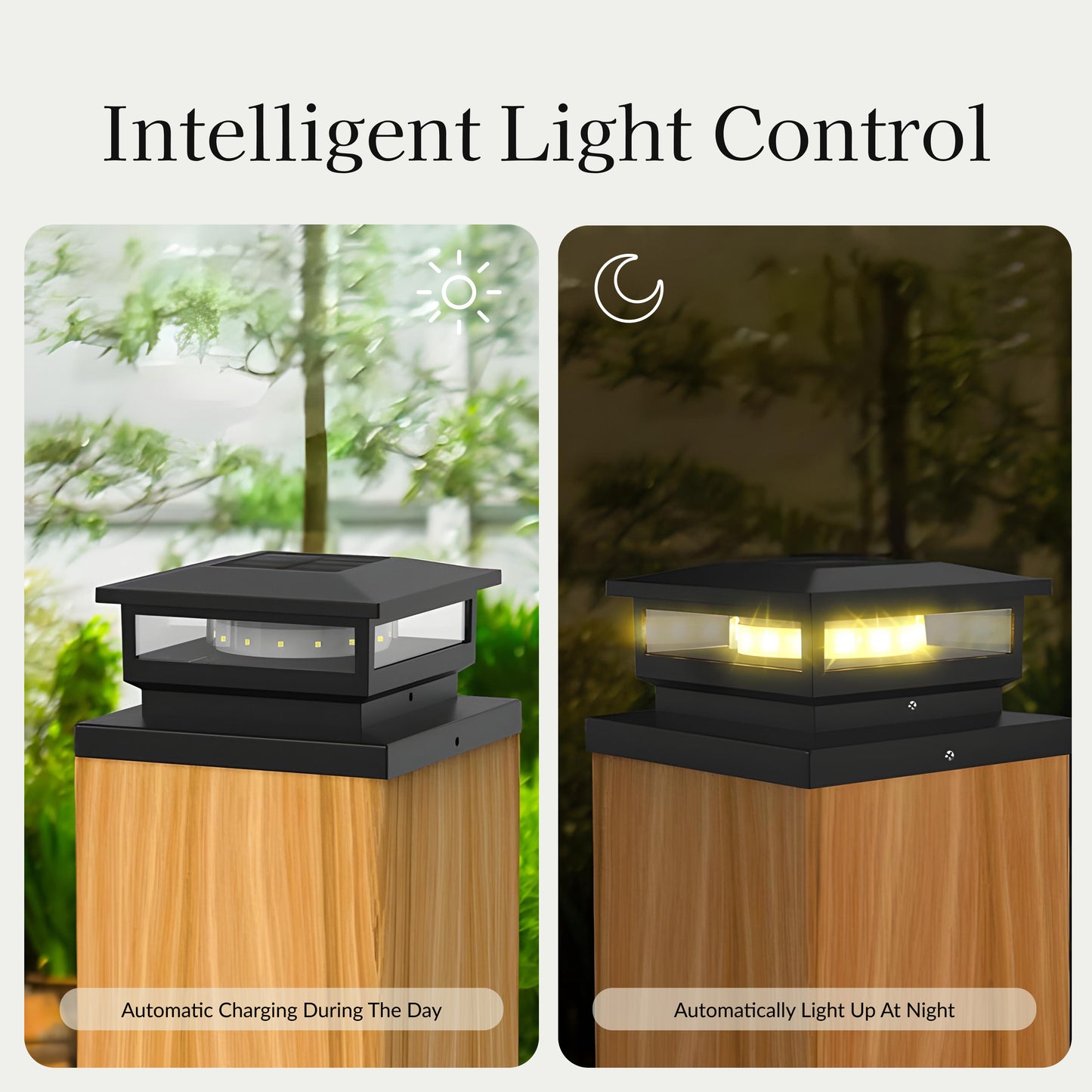 Angular Weatherproof Post Cap Light
