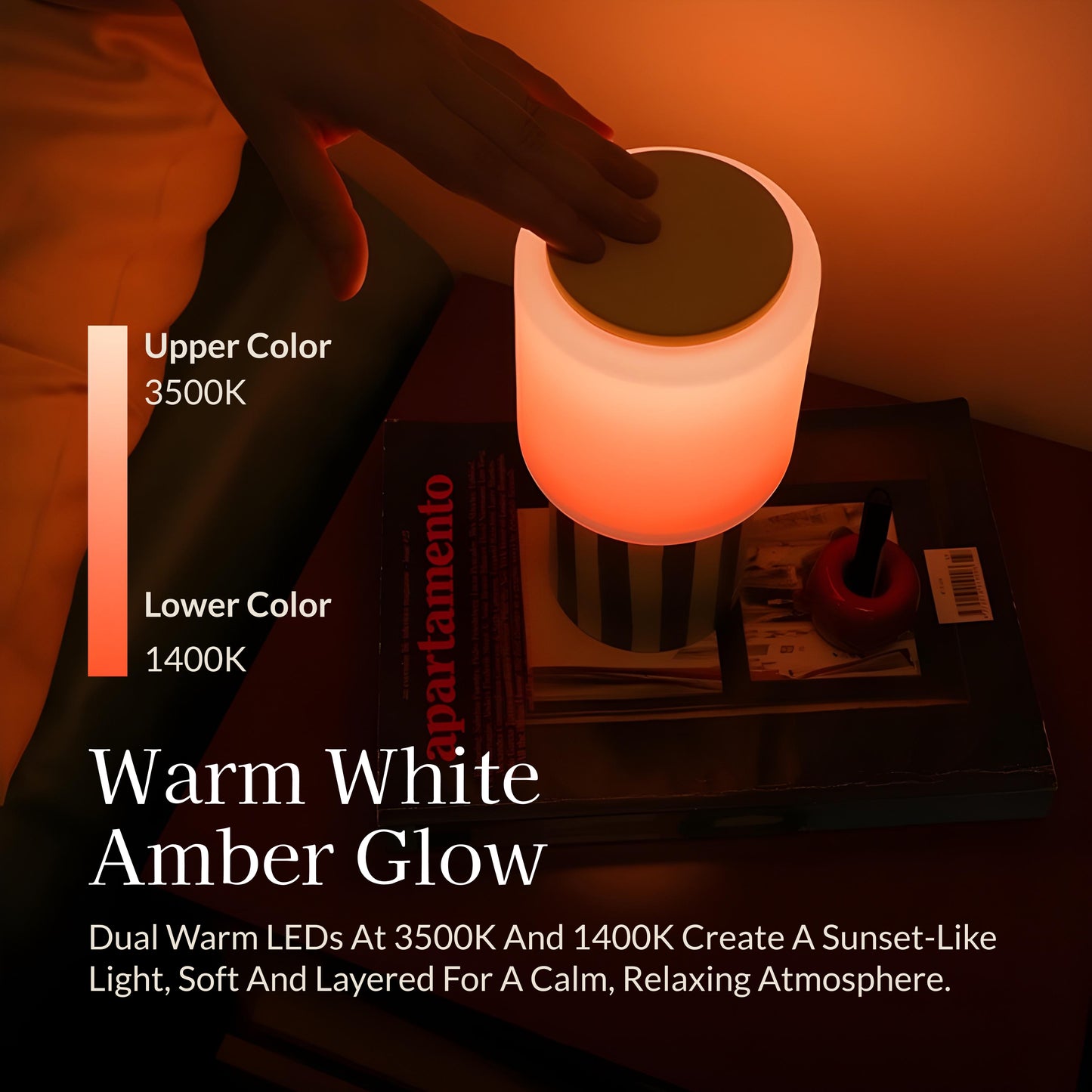 Cylinder Sunset Lighting Table Lamp