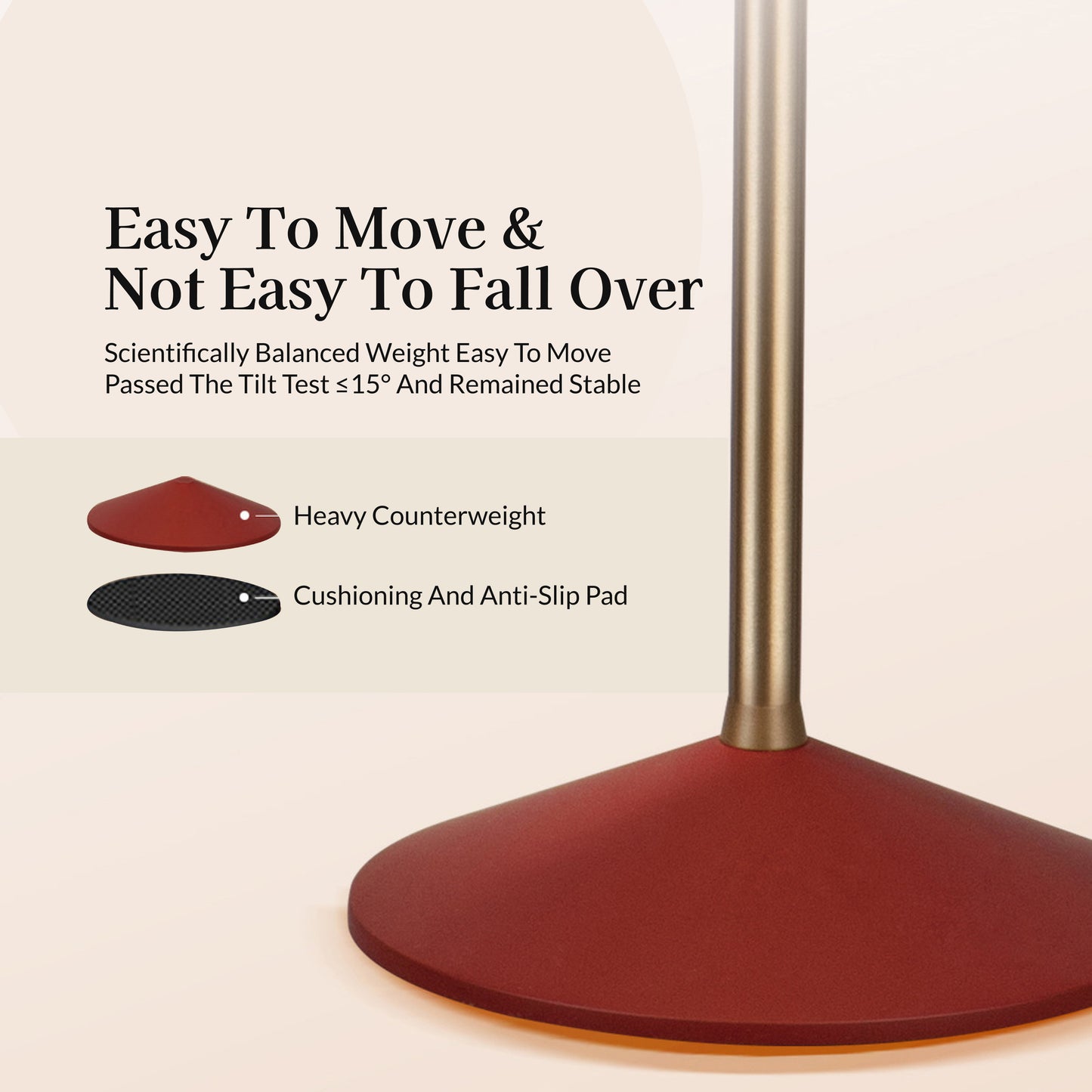 Angular Touch Control Floor Lamp
