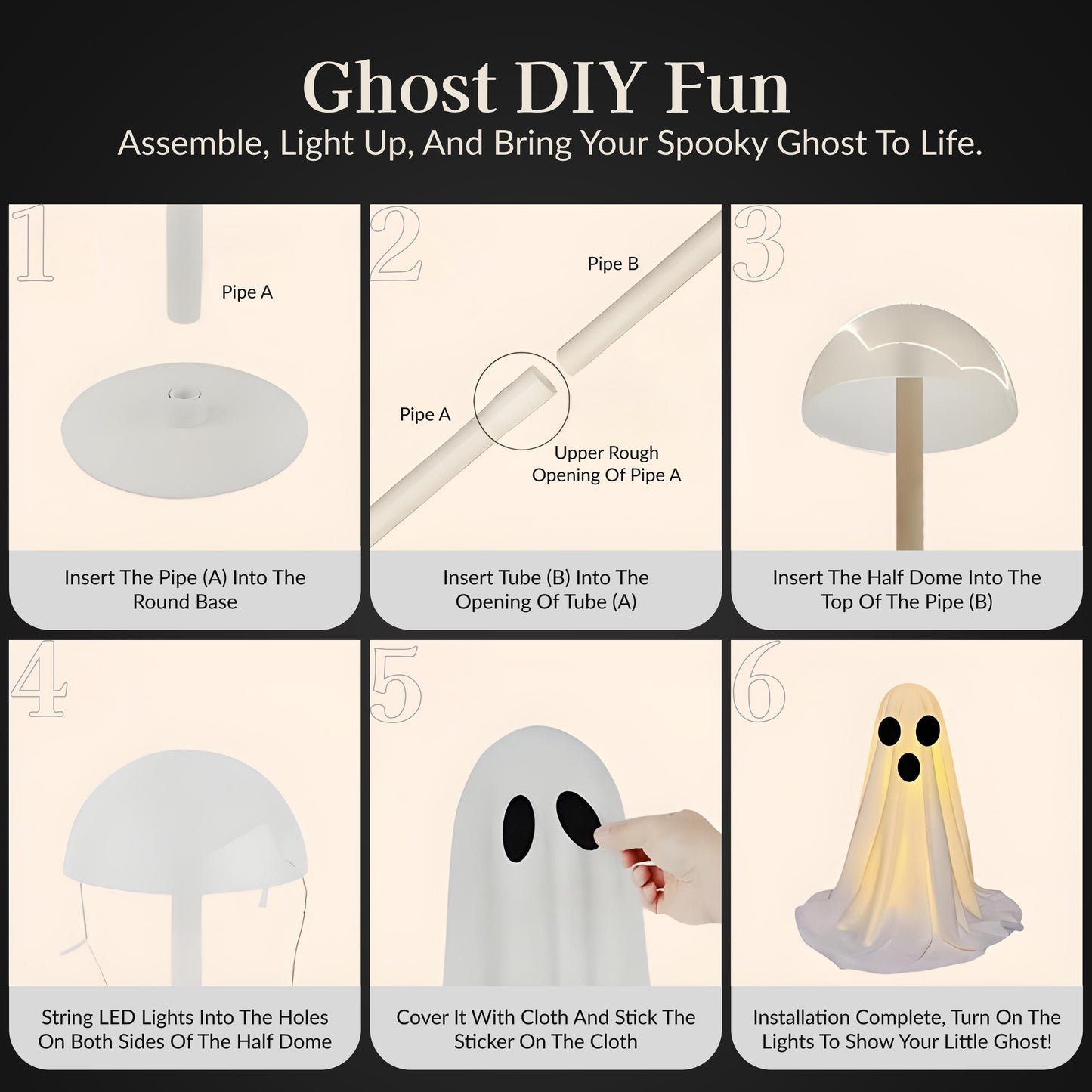 Ghost Halloween Decor