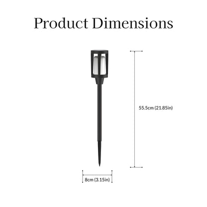 Caged Solar Powered Path Light