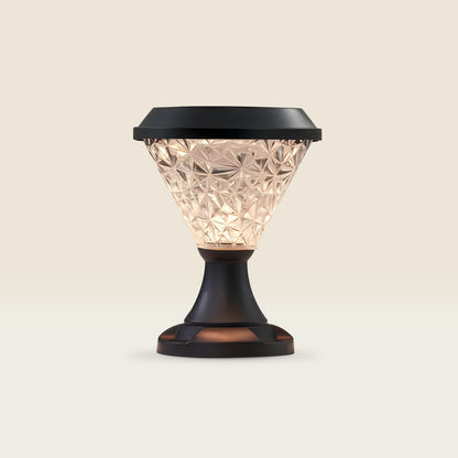 Facet Solar Powered Post Light