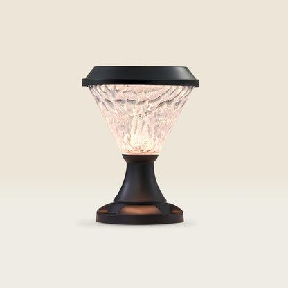 Facet Solar Powered Post Light
