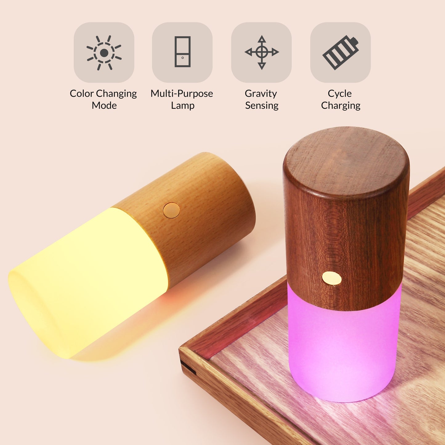 DuoTone Seven Colors Table Lamp
