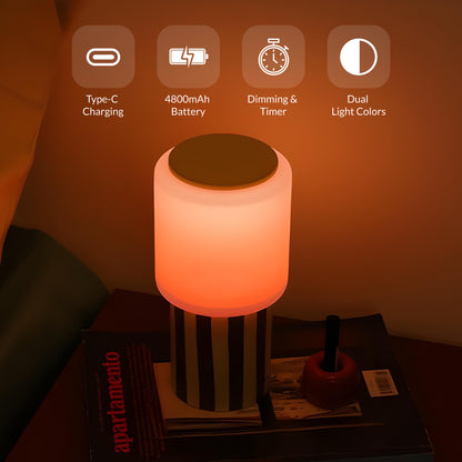 Cylinder Sunset Lighting Table Lamp