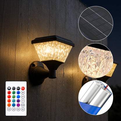 Facet Remote Control RGB Outdoor Wall Light