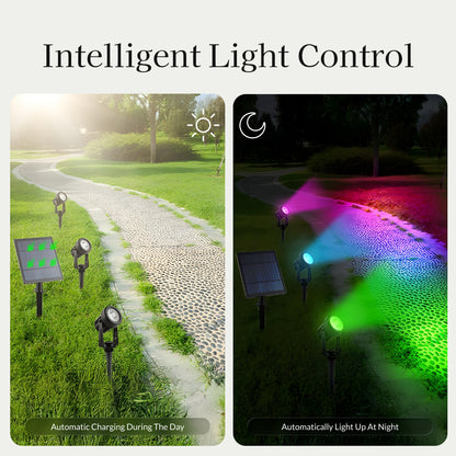 Spectrum Solar Powered Landscape Spotlight