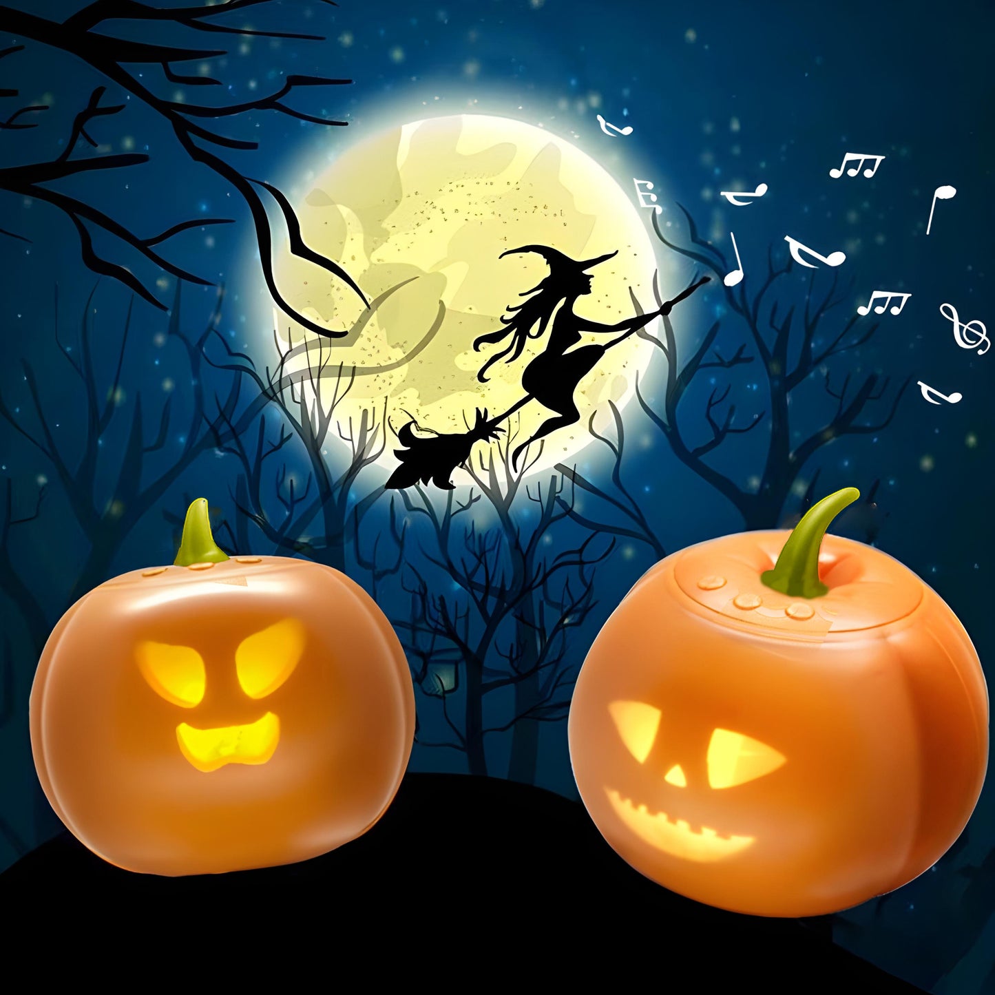 Animated LED Projection Halloween Pumpkin Lantern