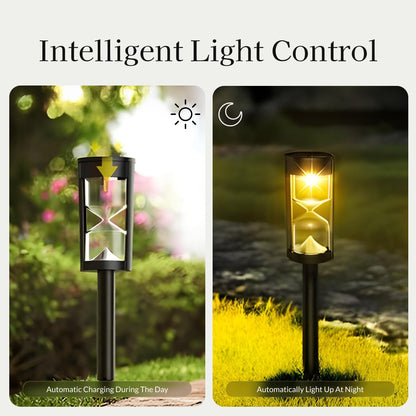 Hourglass Solar Powered Pathway Light