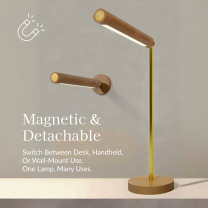 Cylinder Wireless Charging Table Lamp