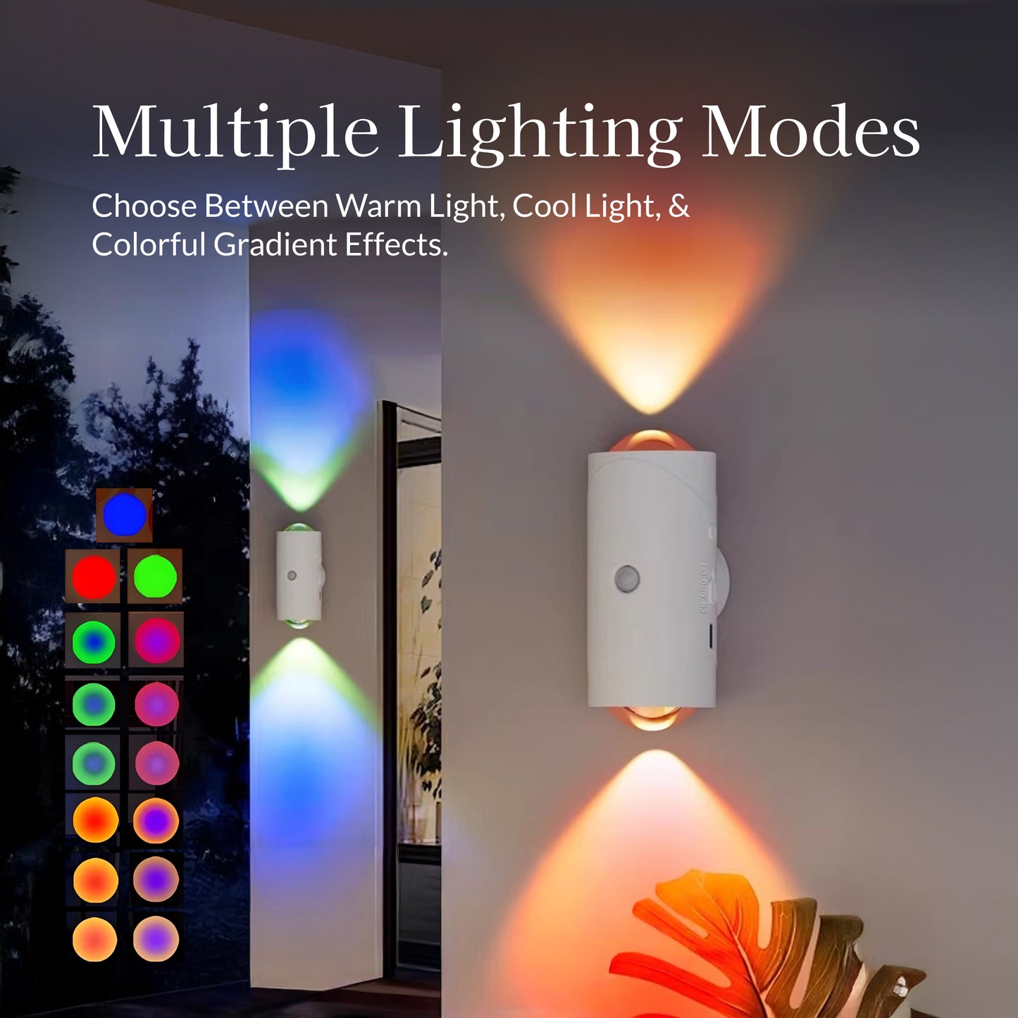 Cylinder RGB Wall Sconce