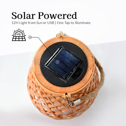 Woven Solar Charging Solar Lantern