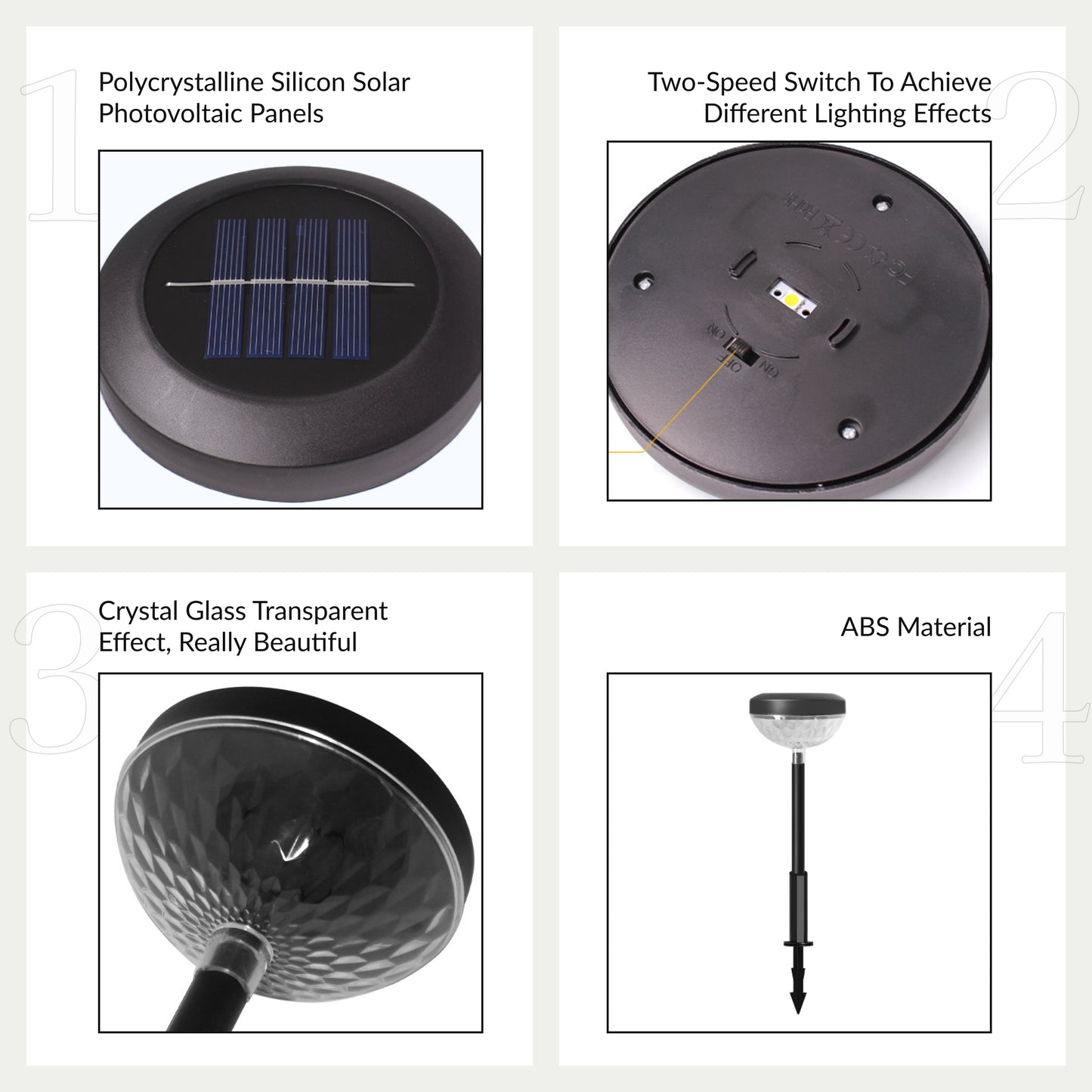 Halo Solar Powered Pathway Light