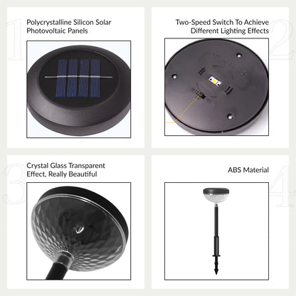 Halo Solar Powered Pathway Light