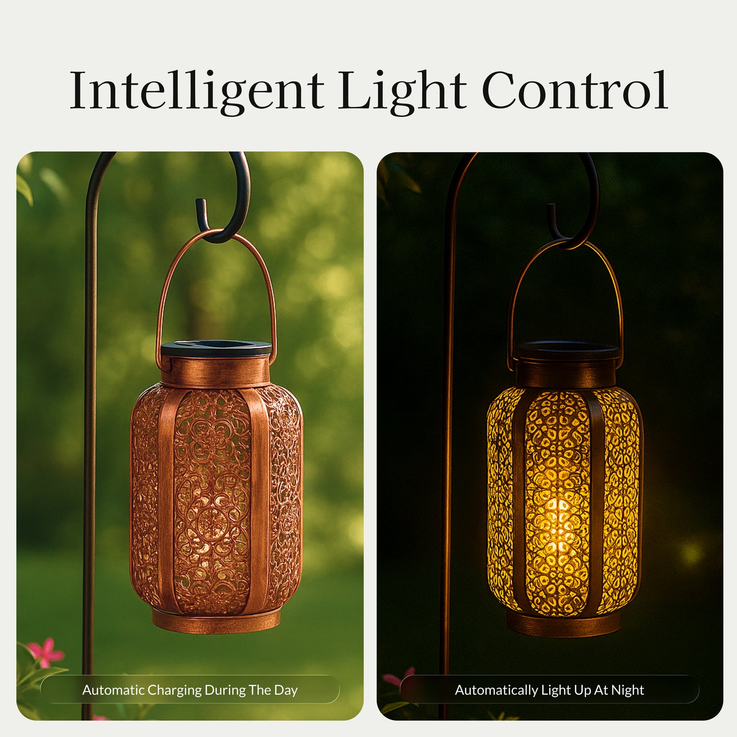 Filigree Solar Powered Solar Lantern