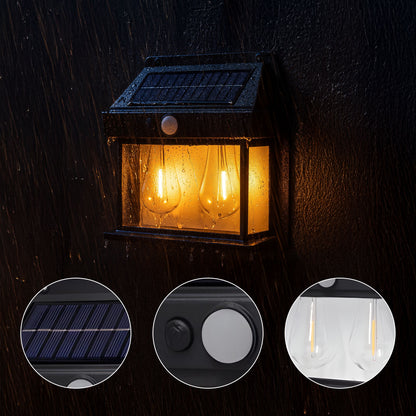 Angular Motion Sensor Wall Sconce