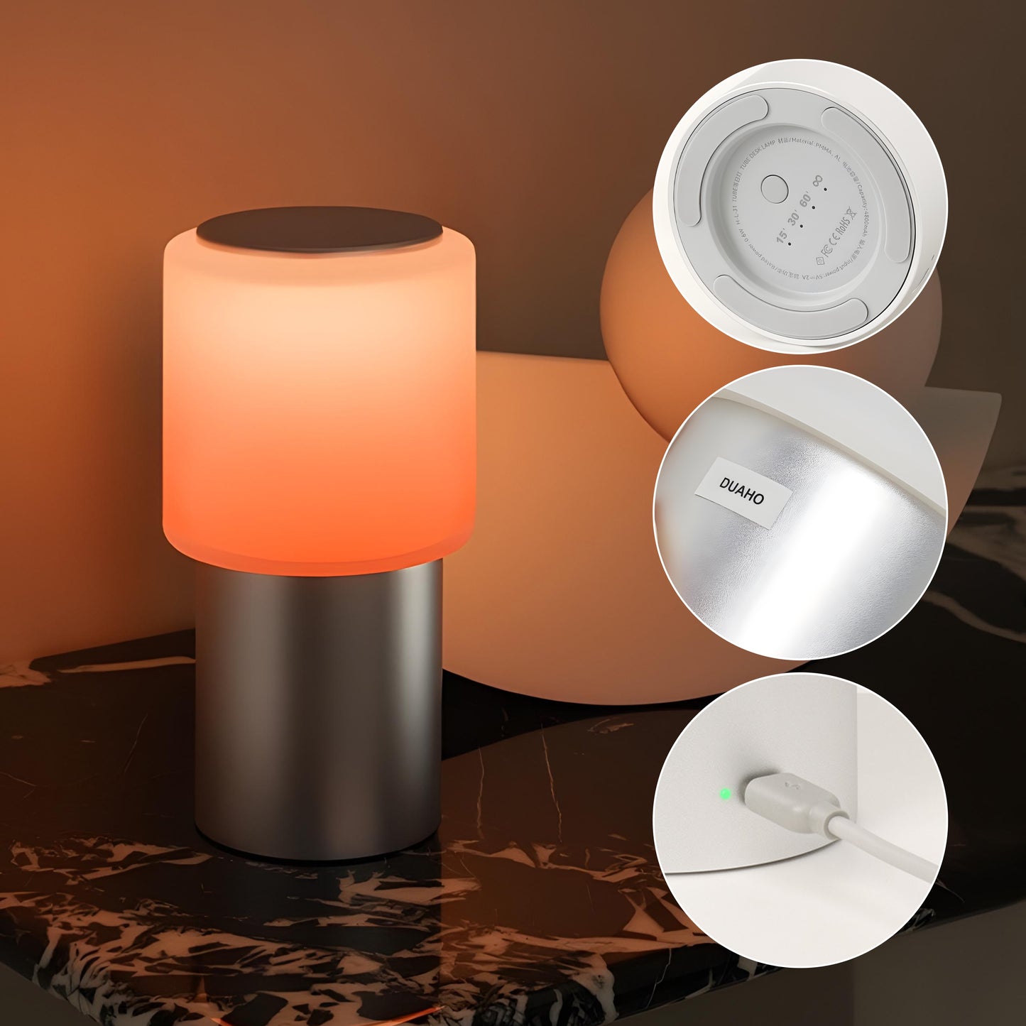 Cylinder Sunset Lighting Table Lamp