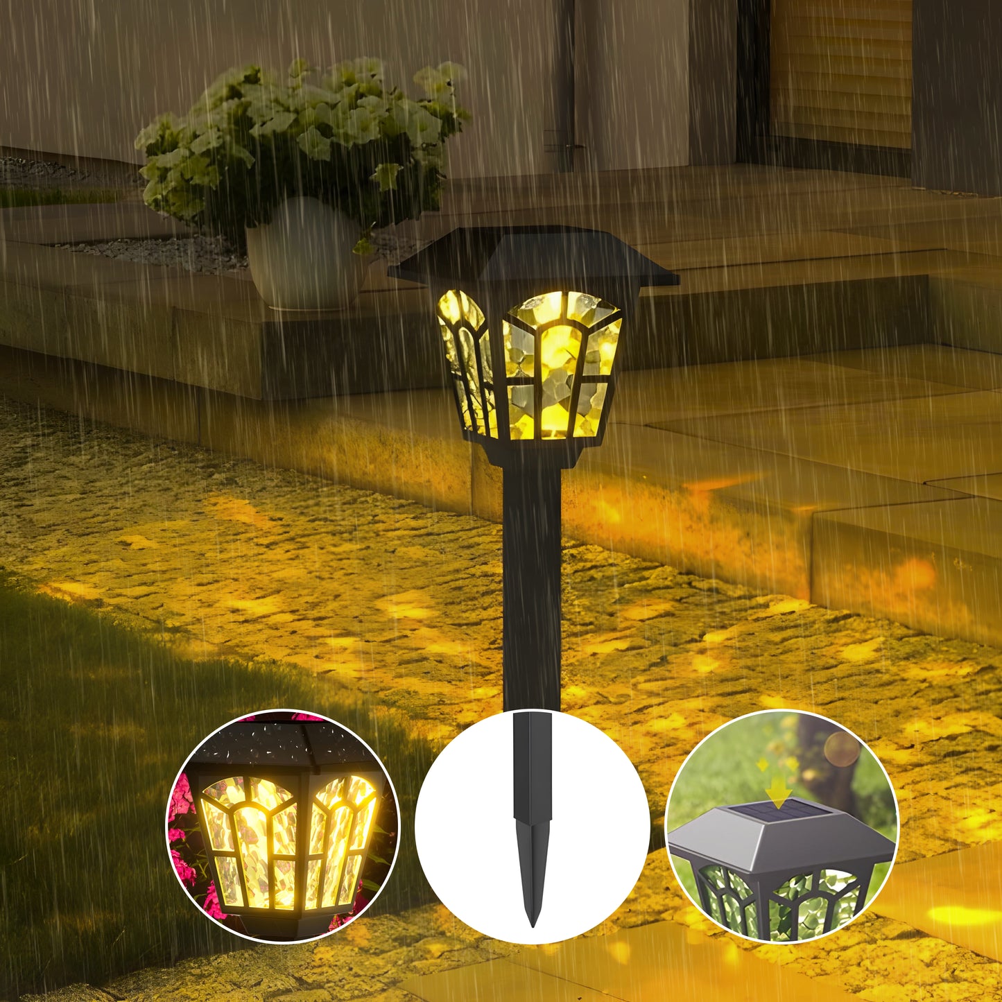 Lanternline Solar Powered Path Light