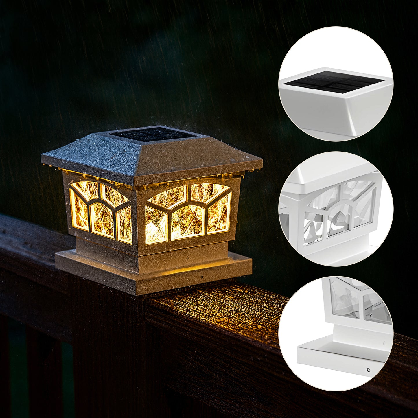 Archway Solar Powered Post Cap Light