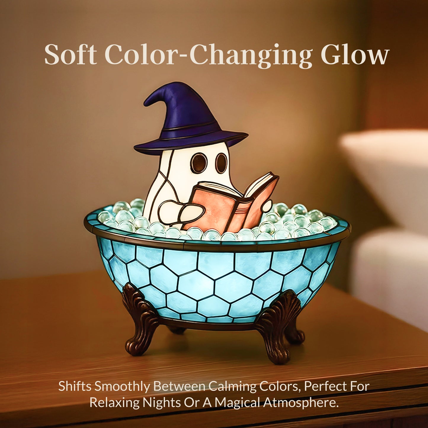 Mini Ghost Lamp with Bubbles