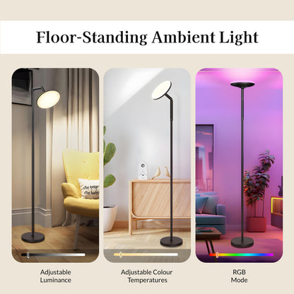 Slim Bluetooth Connectivity Floor Lamp