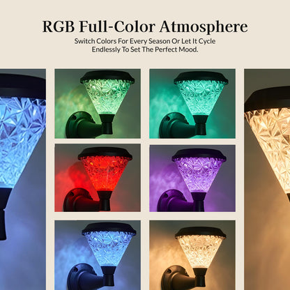 Facet Remote Control RGB Outdoor Wall Light