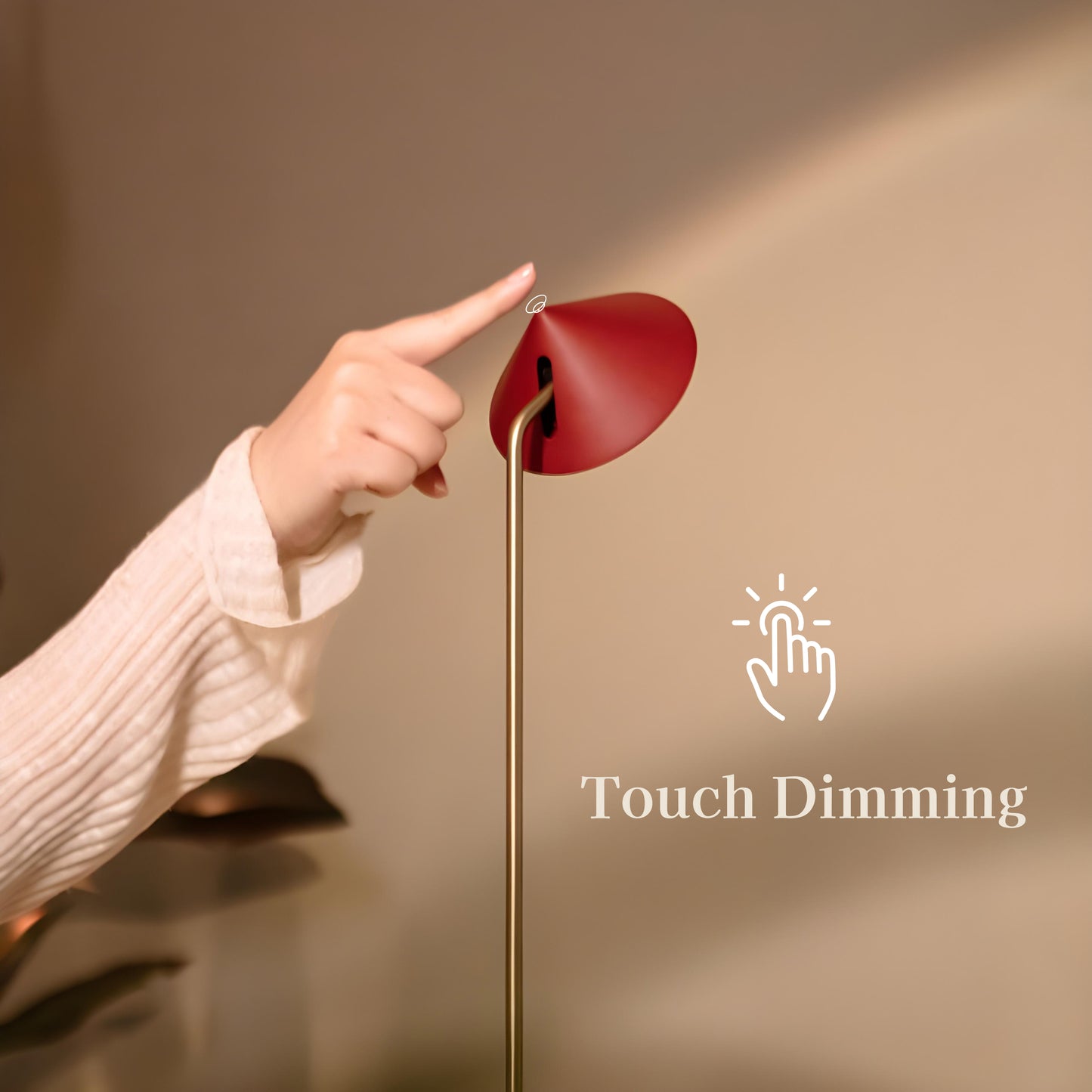 Angular Touch Control Floor Lamp