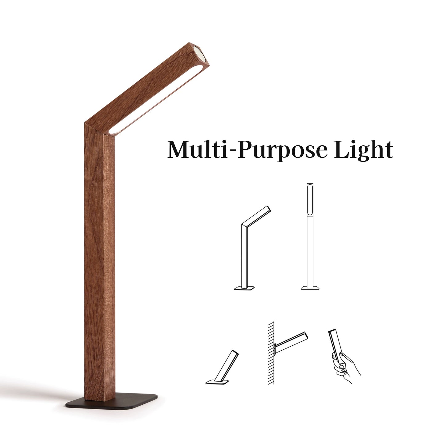Angular Rechargeable Table Lamp