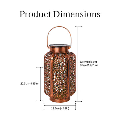 Filigree Solar Powered Solar Lantern