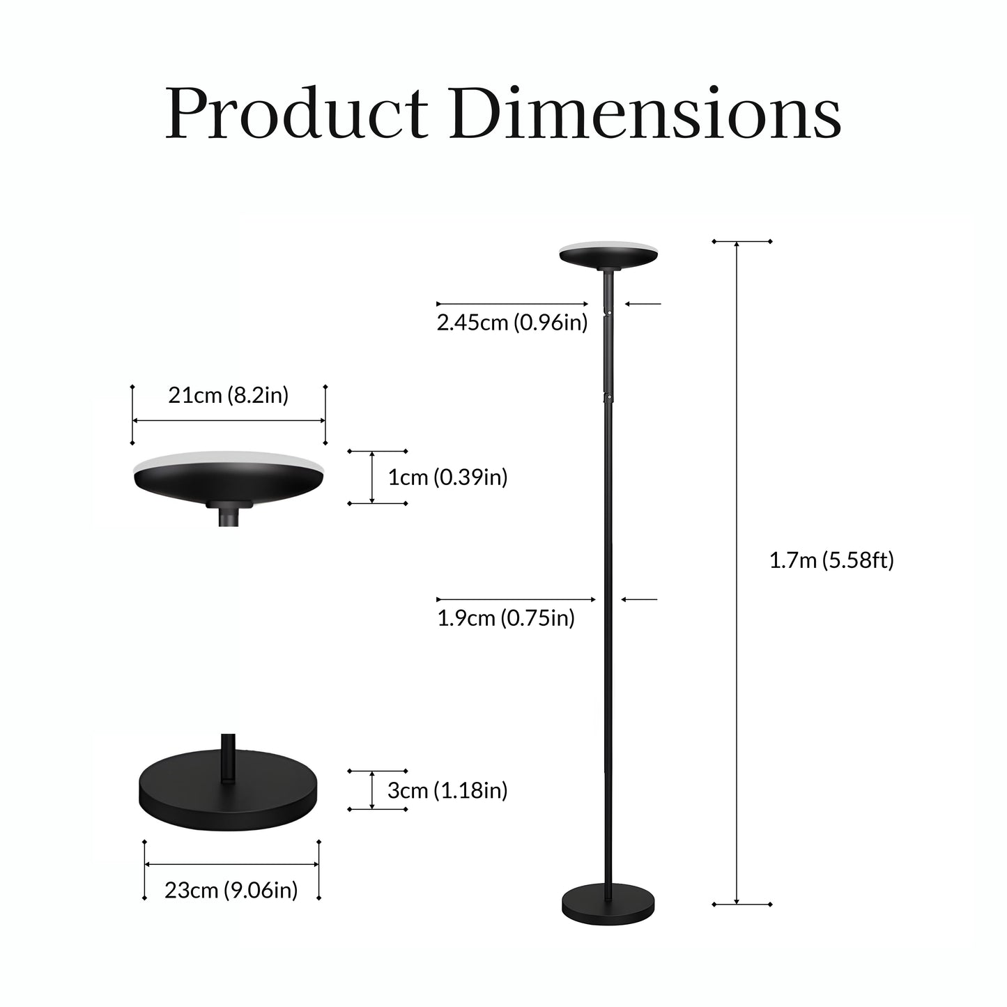 Slim Bluetooth Connectivity Floor Lamp