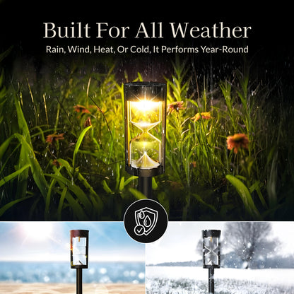 Hourglass Solar Powered Pathway Light
